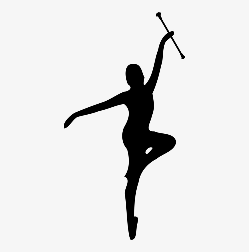 Majorette Baton Twirling Silhouette Dance Marching Olympic Fencing Logo Transparent Png 400x749 Free Download On Nicepng