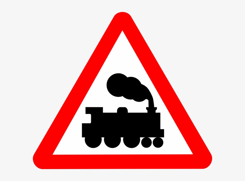 Train Clipart Train Caboose Clipart - Safety Signs For Road, transparent png download