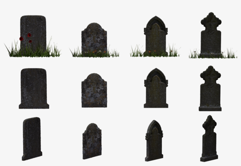 Gravestones Png - Cemetery Stones Png, transparent png download