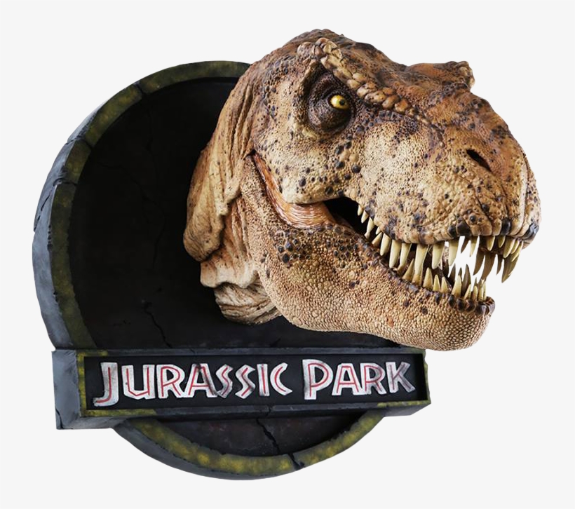 Female T-rex 1/5th Scale Wall Mountable Bust - Jurassic Park Female T-rex 1:5 Scale Bust, transparent png download