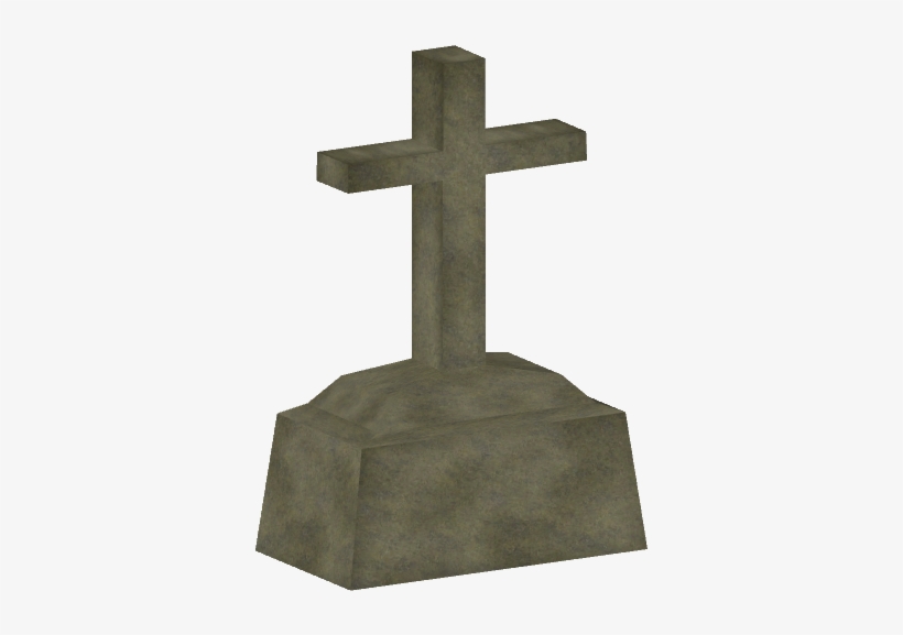 Gravestone 2 - Cross, transparent png download