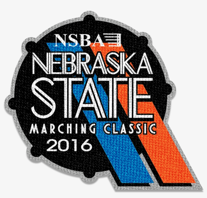 2016 Nebraska State Marching Band Championships Patch - Border, transparent png download