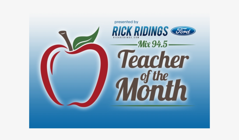 Teacher Of The Month Award - Teacher, transparent png download