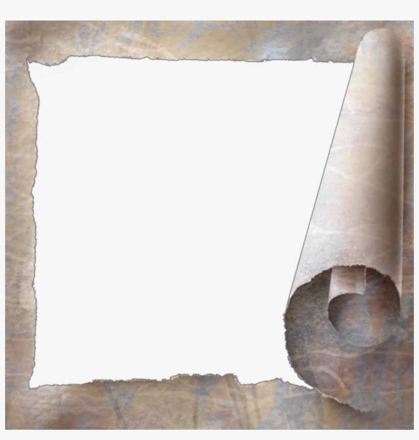 Ftestickers Paper Texture Rolled Torn 3deffect - Paper, transparent png download