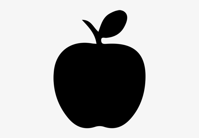 The Number Of Students Who Attend A School Or University - Apple Silhouette, transparent png download