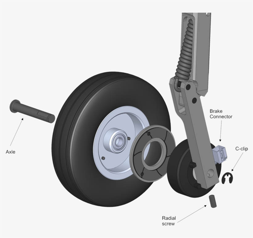 The Next Drawing Shows The Break Setup - Wheel, transparent png download