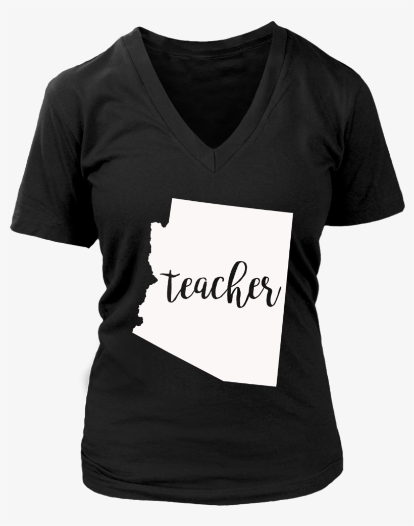 Red For Ed Support Teacher Apple T-shirt - If You Can T Recognize A Queen, transparent png download