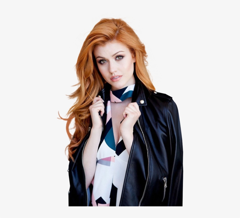 Png, Katherine Mcnamara, And Shadowhunters Image - Katherine Mcnamara Leather Jacket, transparent png download