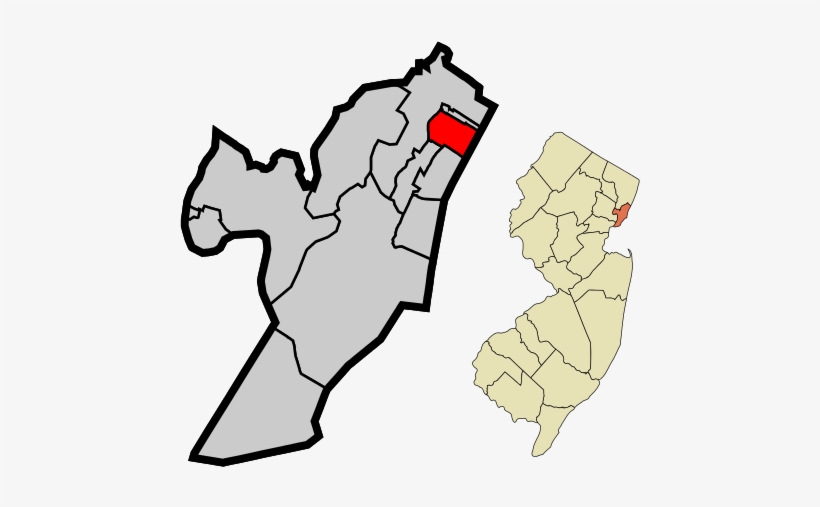 Location Of West New York Within Hudson County - Hudson County Union City, transparent png download