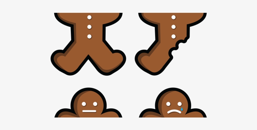 Illustration Cameron Giles Man - Eaten Gingerbread Man Png, transparent png download