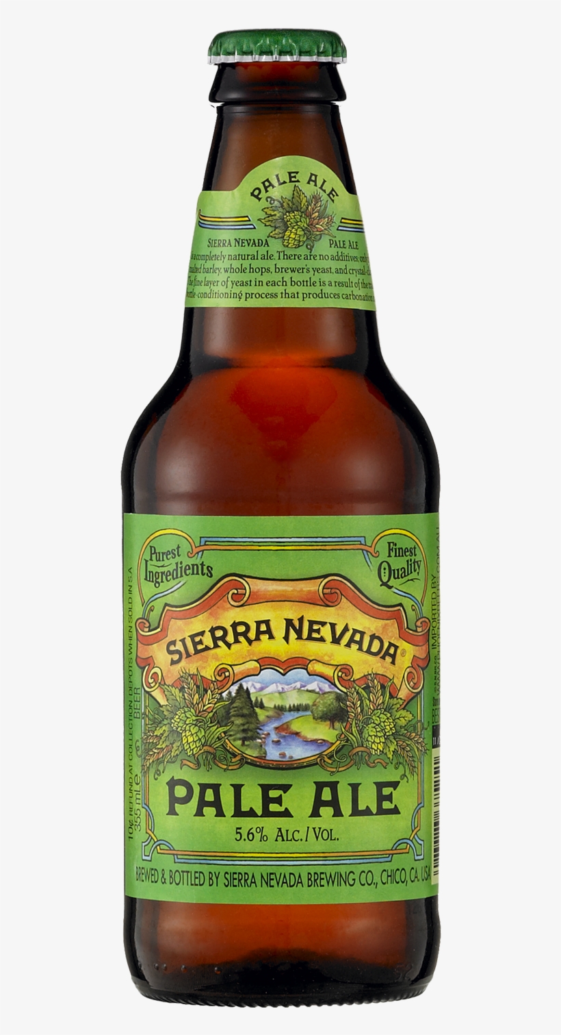 Sierra Nevada Pale Ale 355ml - Sierra Nevada Pale Ale Bottle, transparent png download