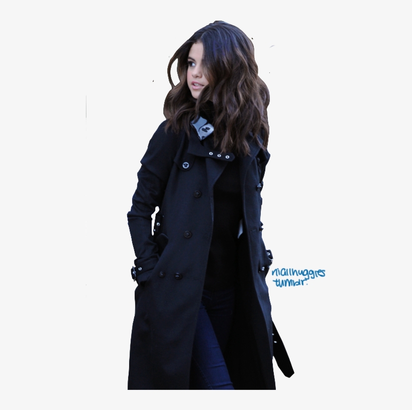 Transparency For Selena Gomez - Selena Gomez Con Ropa De Invierno, transparent png download