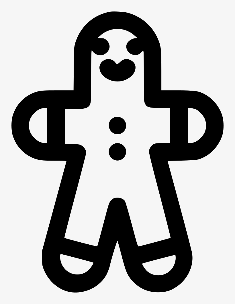 Gingerbread Man -, transparent png download