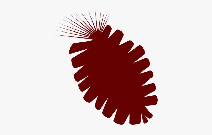 Free Pine Cone Clip Art - Pine Cone Silhouette Clipart Png, transparent png download