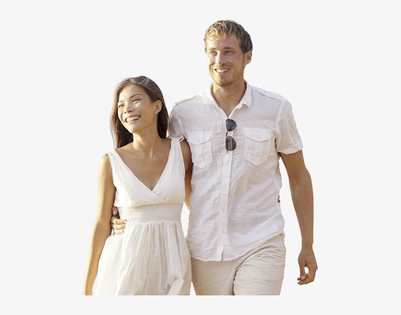 Osoyoos Lake Vacation - Couple At The Beach Png, transparent png download