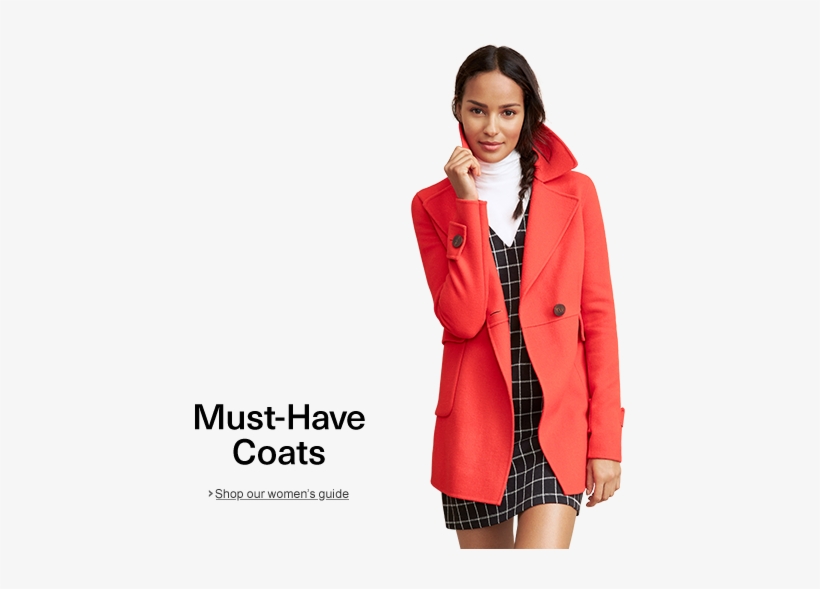 Women's Must-have Coats - Girl, transparent png download