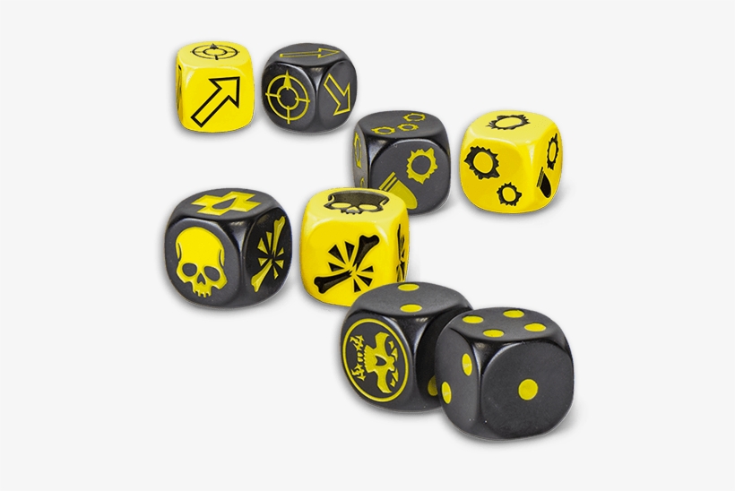 This Unfortunately Also Passes Over To The Dice This - Necromunda Escher Gang Dice Set, transparent png download