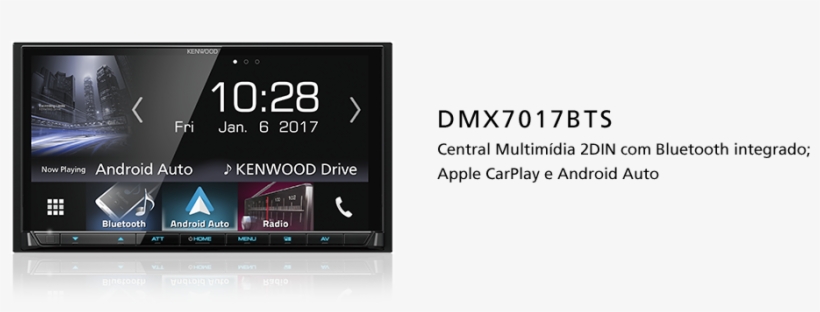 Dmx7017bts - Kenwood Dmx7017bts - Digital Receiver - In-dash Unit, transparent png download