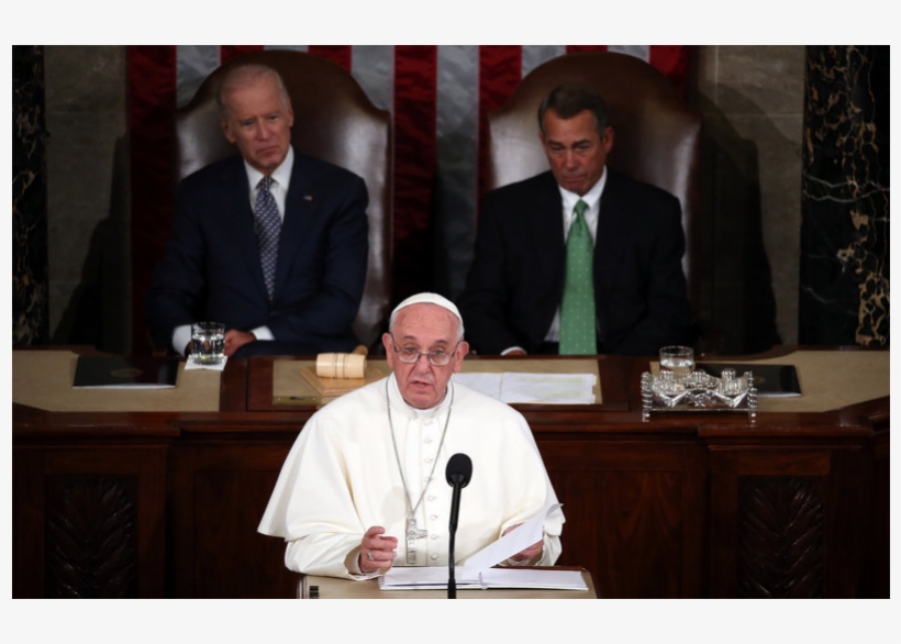Pope Francis Addressing Joint Meeting Of Congress - United States House Of Representatives, transparent png download