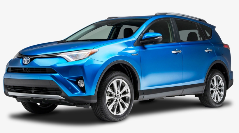 Blue Toyota Rav4 Hybrid Car Png Image - 2018 Toyota Rav4 Hybrid, transparent png download