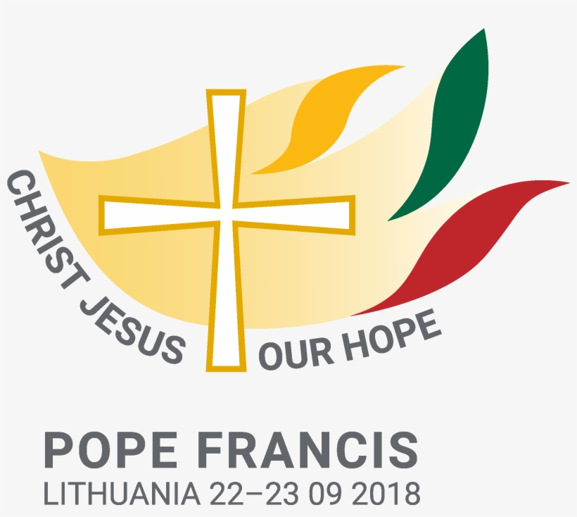 Official Logo Of Pope Francis' Apostolic Journey To - Kristus Jezus Musu Viltis Logo, transparent png download