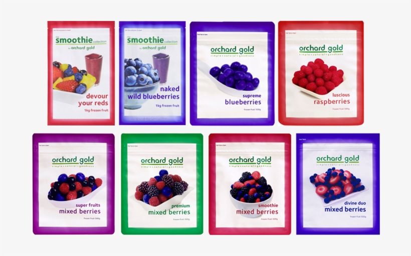 All Packages - Orchard Gold Frozen Berries, transparent png download