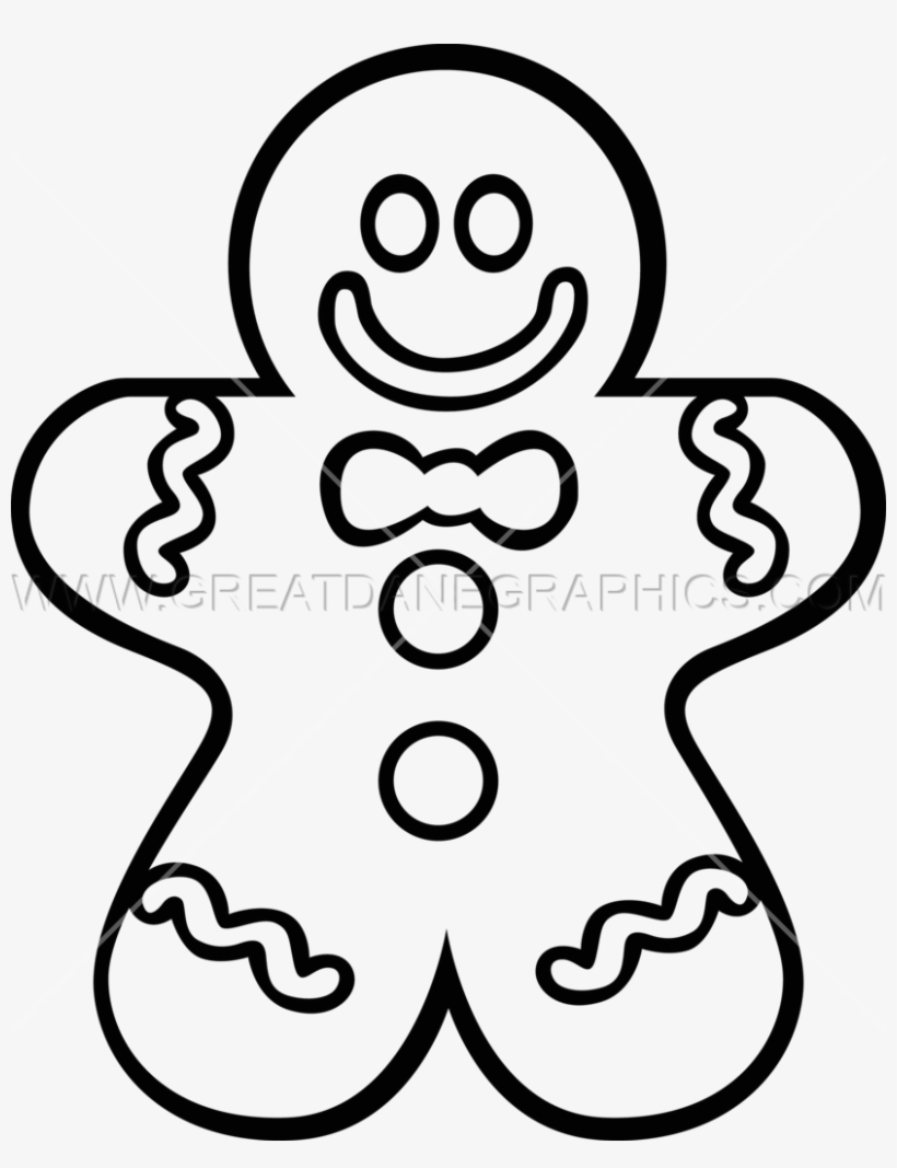 Gingerbread Man - Printed T-shirt, transparent png download