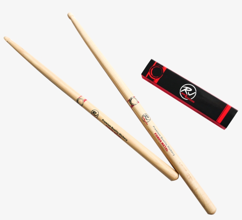 Rj Premium Drum Sticks - Hickory, transparent png download