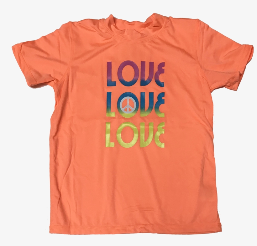 Swimwear Ladies Surf Mentality Ladies Rash Guard Neon - Active Shirt, transparent png download