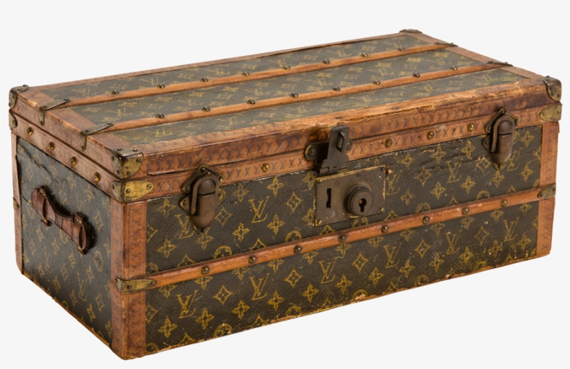 Early Flower Trunk - 1930 Louis Vuitton Trunk, transparent png download