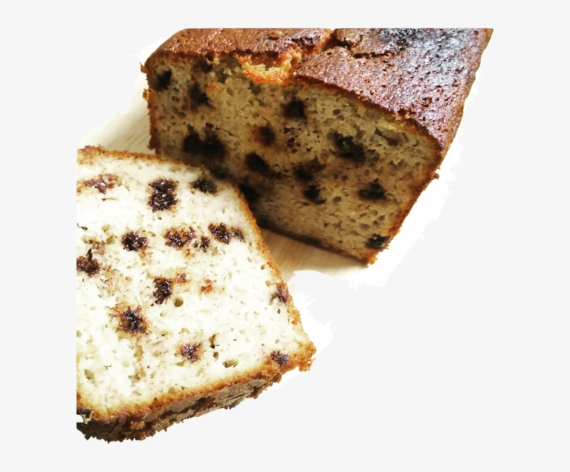 Chocolate Chip 🍪 Banana Loaf - Banana Bread, transparent png download