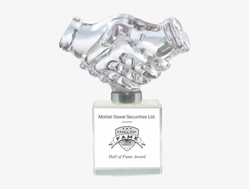 Crystal Trophies Handshake Skcg 246 C - Trophy, transparent png download