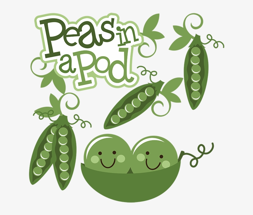 Publicat De Eu Ciresica La - Peas In Pod Clip Art, transparent png download