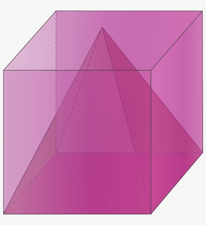 Think About The Volume Of A Pyramid By Looking At The, transparent png download