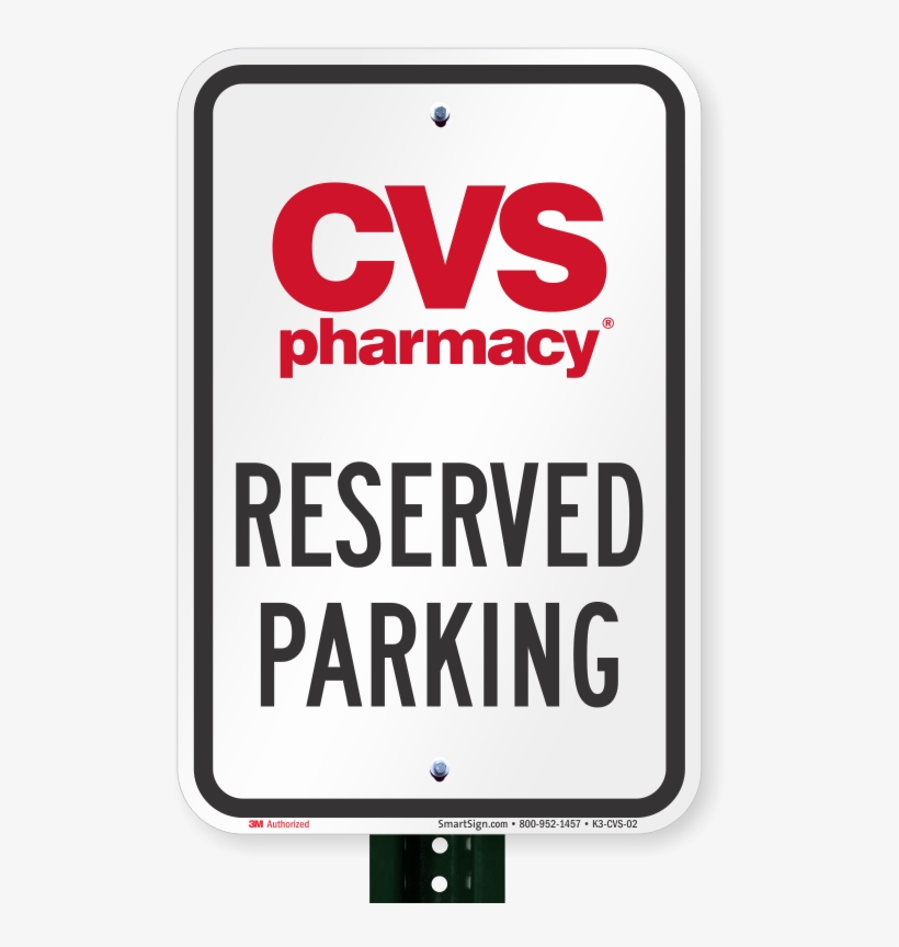 Reserved Parking Sign, Cvs Pharmacy - Starbucks Parking Sign, transparent png download