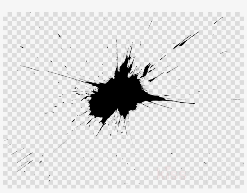 Download Paint Splatter Png In Black Clipart Black - Kaneki Manga, transparent png download