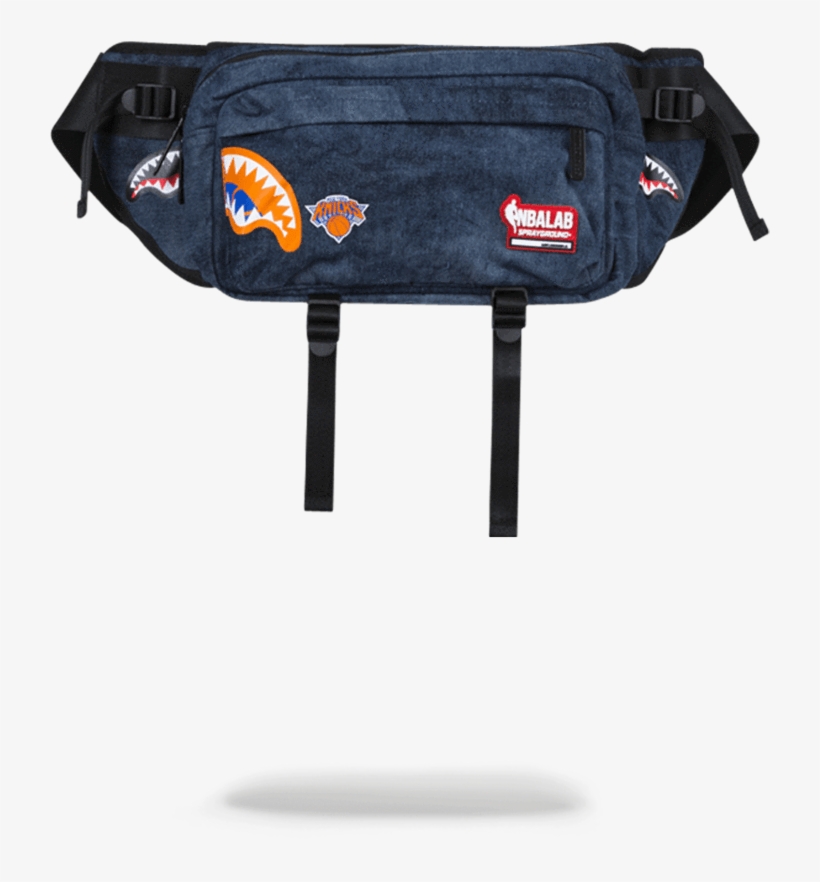 Sprayground- Nbalab Knicks Denim Shark Crossbody Crossbody - Sprayground, transparent png download