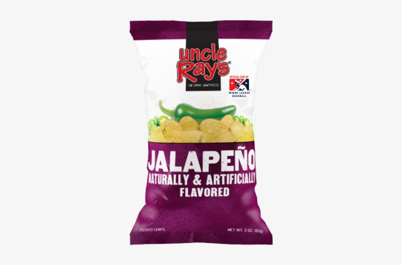 Uncle Rays Jalapeno Flavour Potato Chips - Uncle Rays Sour Cream And Onion Stickered Potato Chips, transparent png download