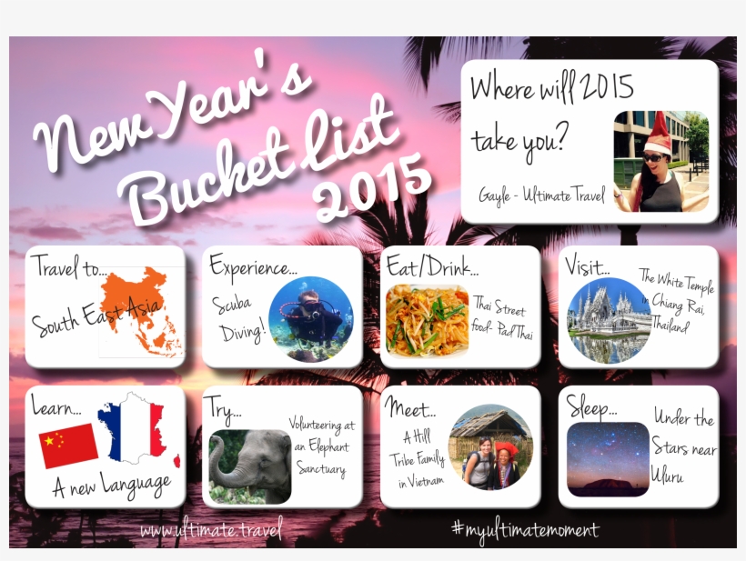 Gayles-bucketlist - Bucket List Travel, transparent png download