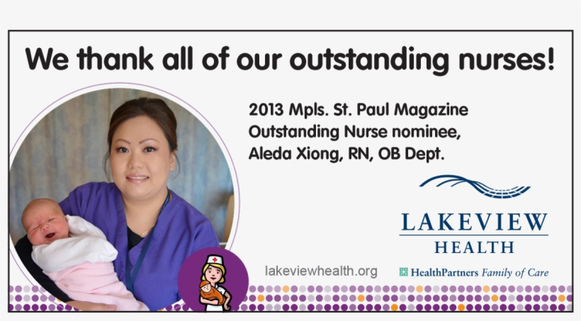 We Would Like To Congratulate Lakeview Hospital Nurse,, transparent png download