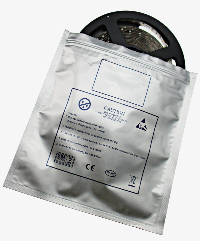 Live End Connector - Led Strip Static Bag, transparent png download