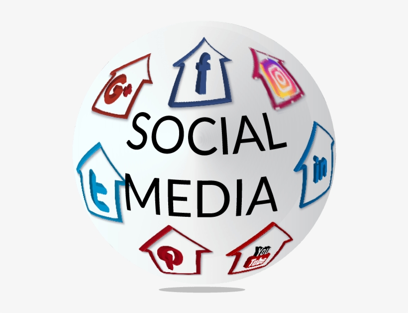 Social Media Globe Png Transparent - Portable Network Graphics, transparent png download