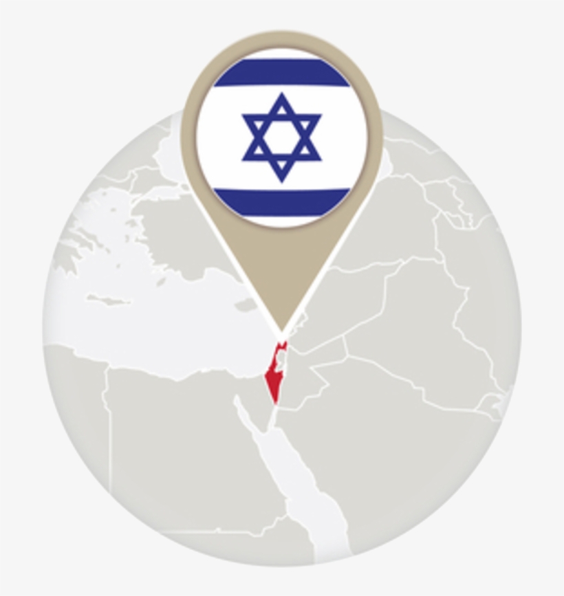 Free Icons Png - Flag Of Israel, transparent png download
