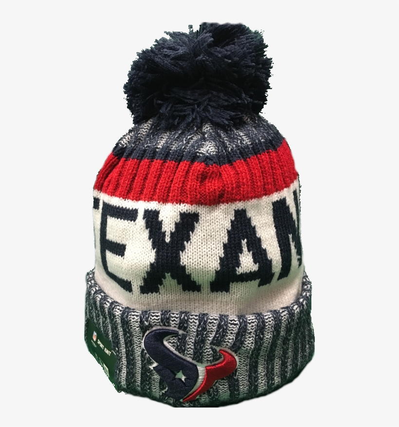 Sold Out Houston Texans Nfl 17 Sideline Pom Toque - Houston Texans, transparent png download
