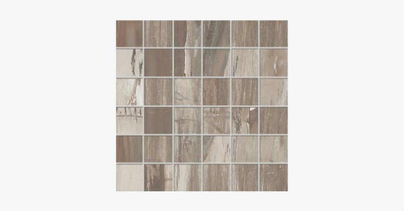 Petrified Wood 2x 2 Mosaic On 12 X 12 Sheet Musk Natural - Petrified Wood, transparent png download