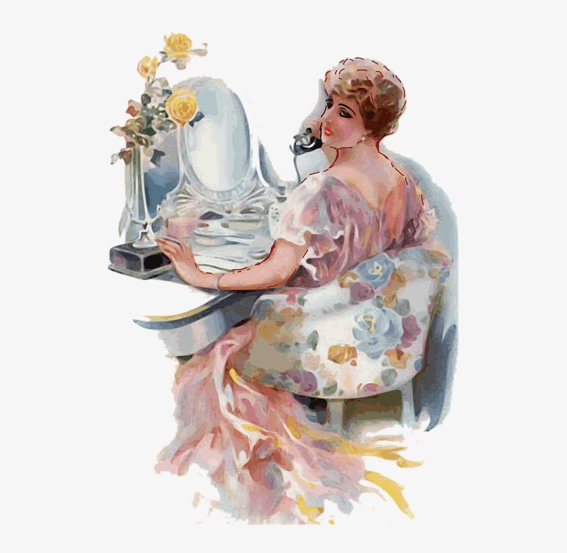 Vintage Women - ผู้หญิง วิน เท จ Png, transparent png download