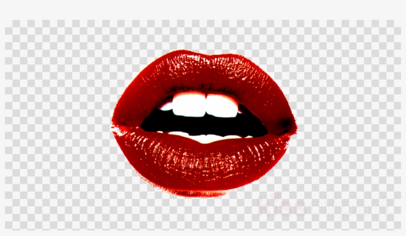 Red Lips Clipart Lipstick T-shirt - Christmas Ornament Transparent Background, transparent png download