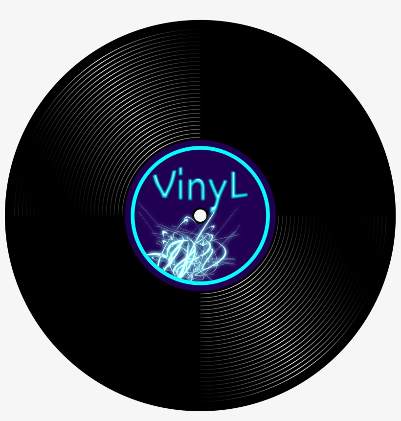 This Free Icons Png Design Of Vinyl Blue, transparent png download