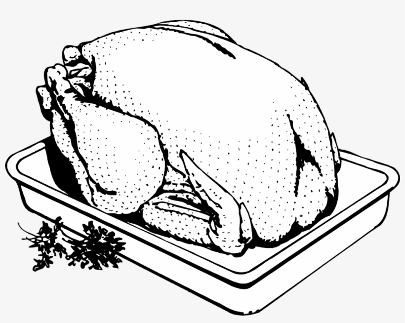 Download Vector Royalty Free Download Muscle Silhouette - Thaw Turkey Drawing, transparent png download