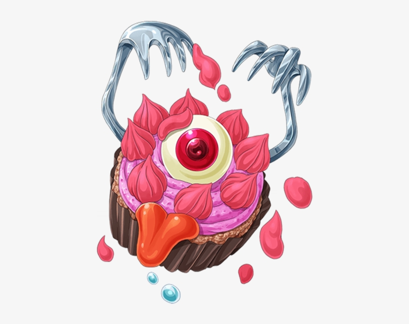 Angry Muffin Of Fire Transparent - Portable Network Graphics, transparent png download